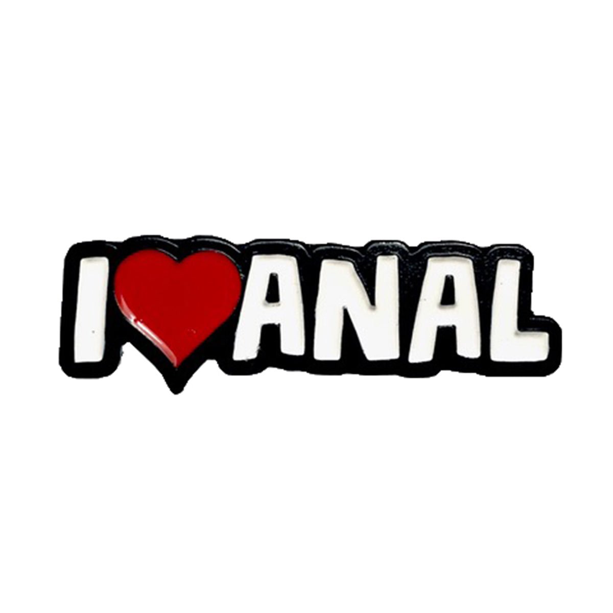 Geeky & Kinky I Heart Anal Pin - Royal Sins