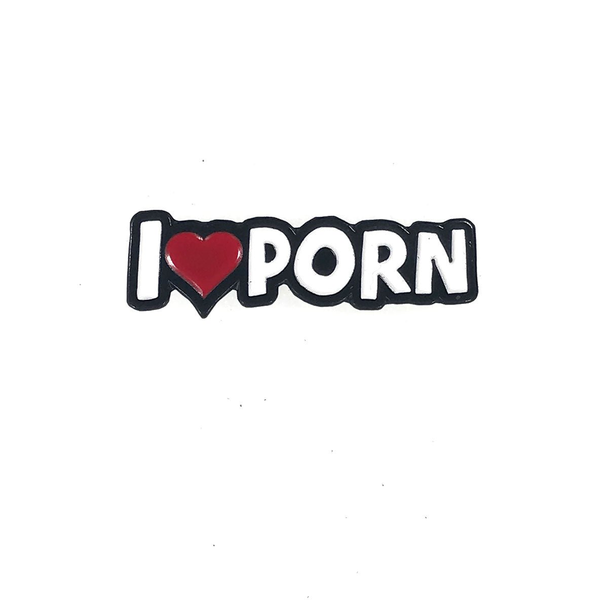 Geeky & Kinky I Heart Porn Pin - Royal Sins