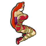 Geeky & Kinky Jessica Rabbit Pin - Royal Sins