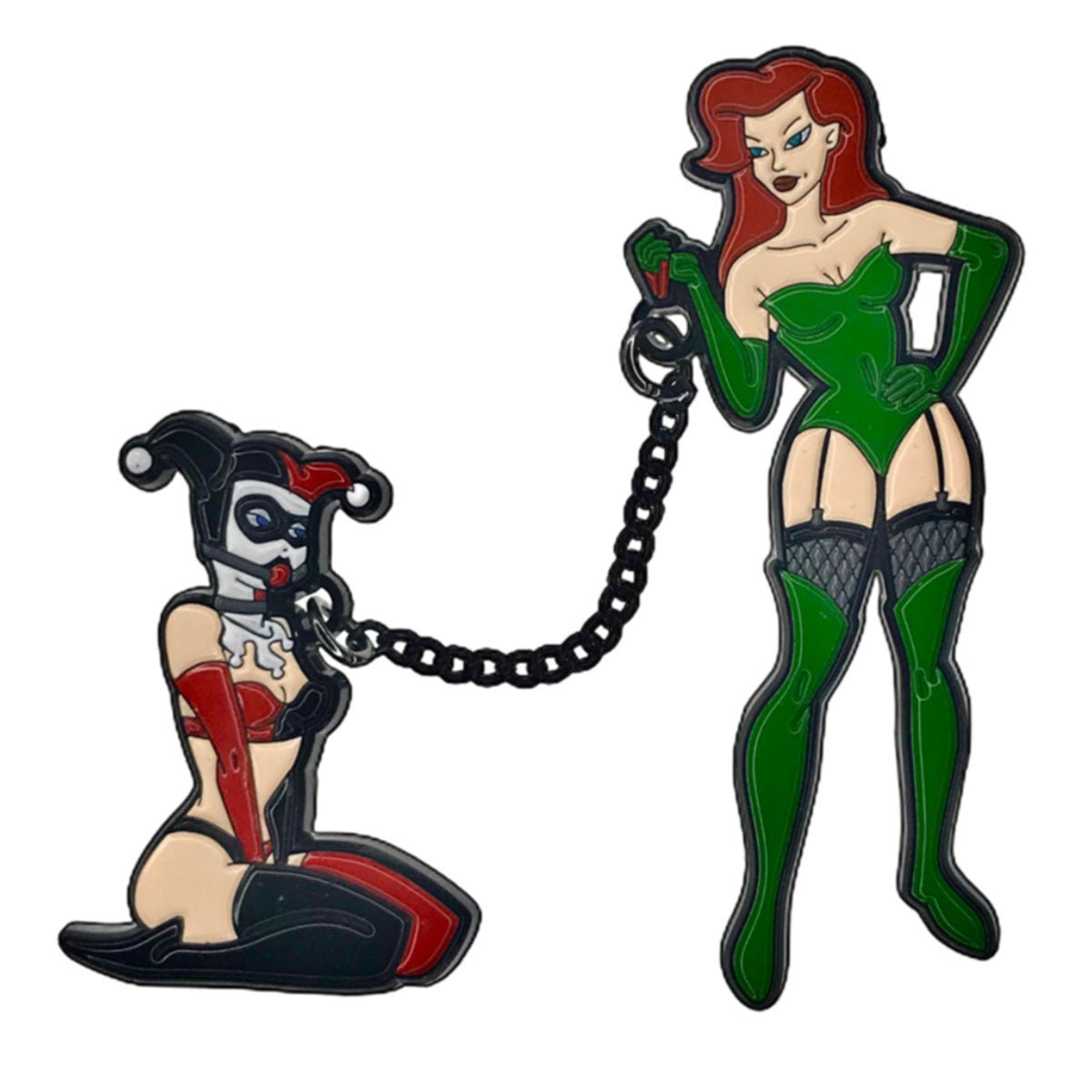 Geeky & Kinky Kinky Bad Love Harley & Ivy Duo Pin - Royal Sins