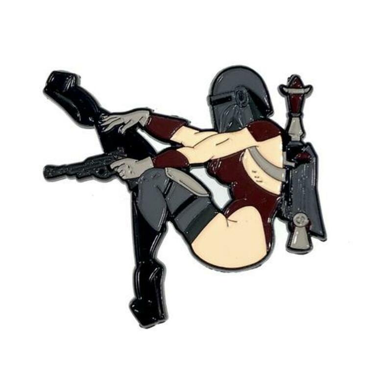Geeky & Kinky Lady Hunter Enamel Pin - Royal Sins