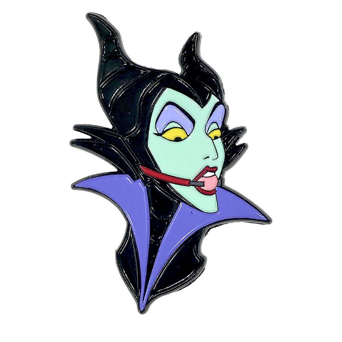 Geeky & Kinky Maleficent Ballgag Pin - Royal Sins