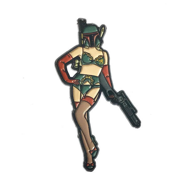 Geeky & Kinky Miss Fett Pin - Royal Sins