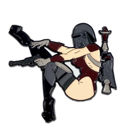 Geeky & Kinky Miss Mando Fett Pin - Royal Sins