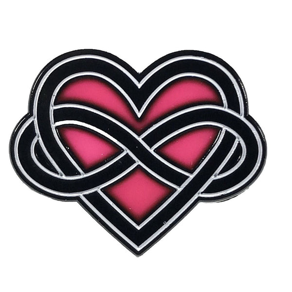 Geeky & Kinky Polyamory Pin - Royal Sins