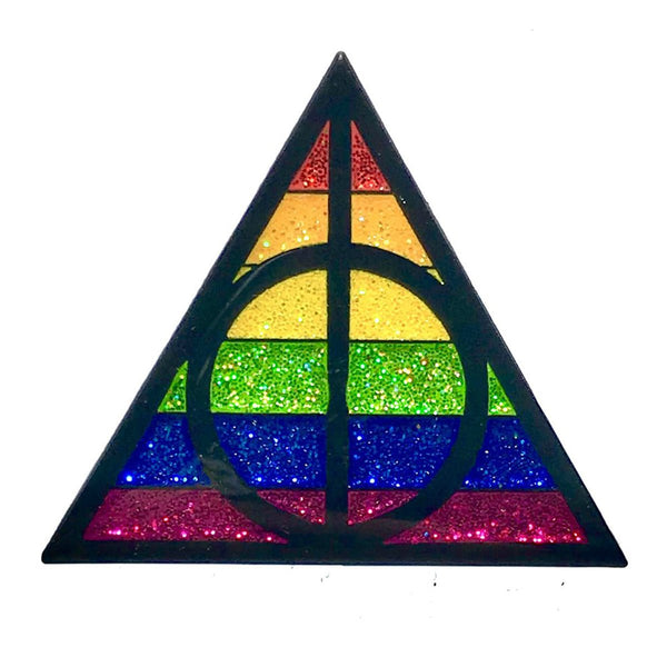 Geeky & Kinky Pride Triangle POTTER Pin - Royal Sins