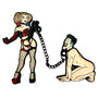 Geeky & Kinky Sad Love Harley &amp; Joker Duo Pin - Royal Sins