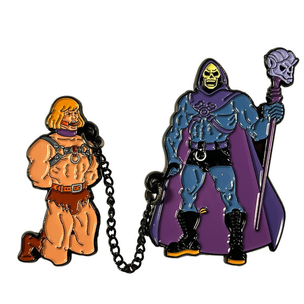 Geeky & Kinky Skeletor Chained He - Man Duo Pin - Royal Sins