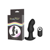 Gender Fluid Frisson Anal Vibe With Remote Silicone Black - Royal Sins
