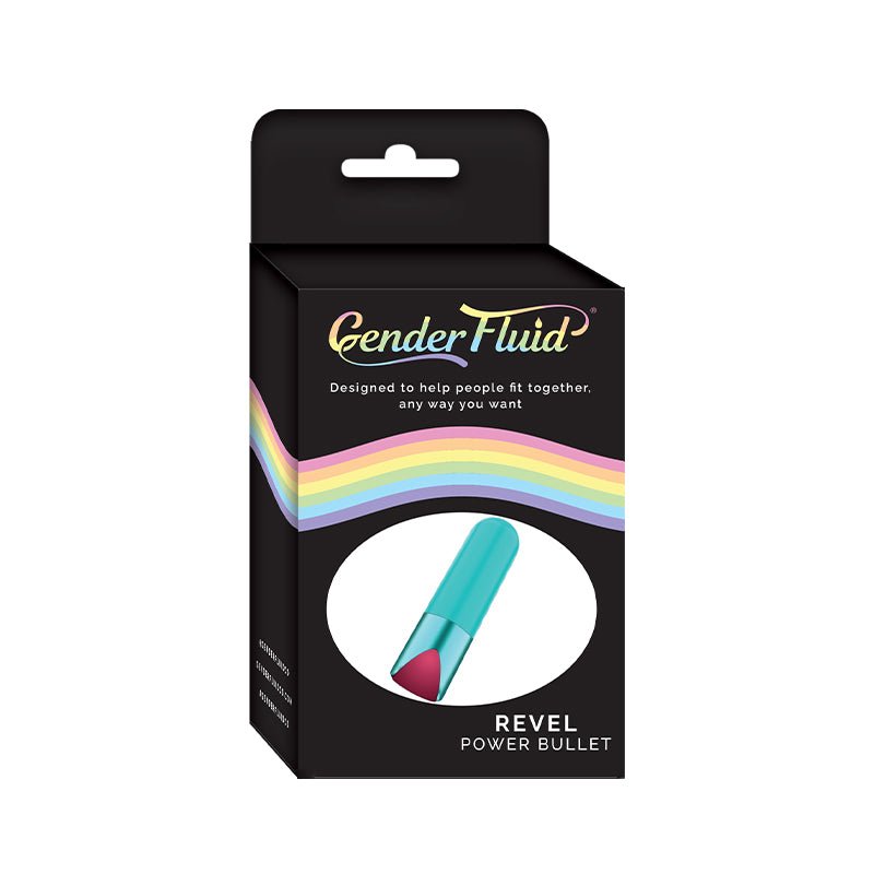 Gender Fluid Revel Power Bullet Aqua - Royal Sins