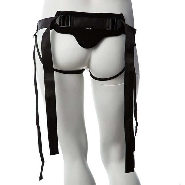 Gender Fluid Skylar Adjustable Strap - On Harness Black - Royal Sins
