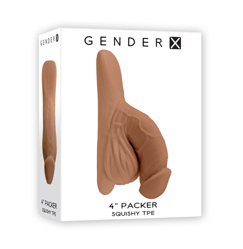 Gender X 4 in. Packer Medium - Royal Sins