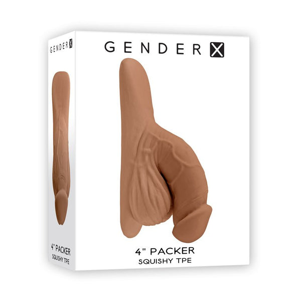 Gender X 4 in. Packer Medium - Royal Sins
