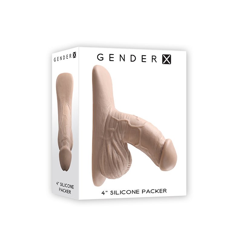 Gender X 4 in. Silicone Packer Light - Royal Sins