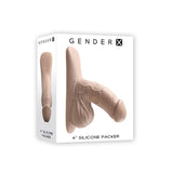 Gender X 4 in. Silicone Packer Light - Royal Sins