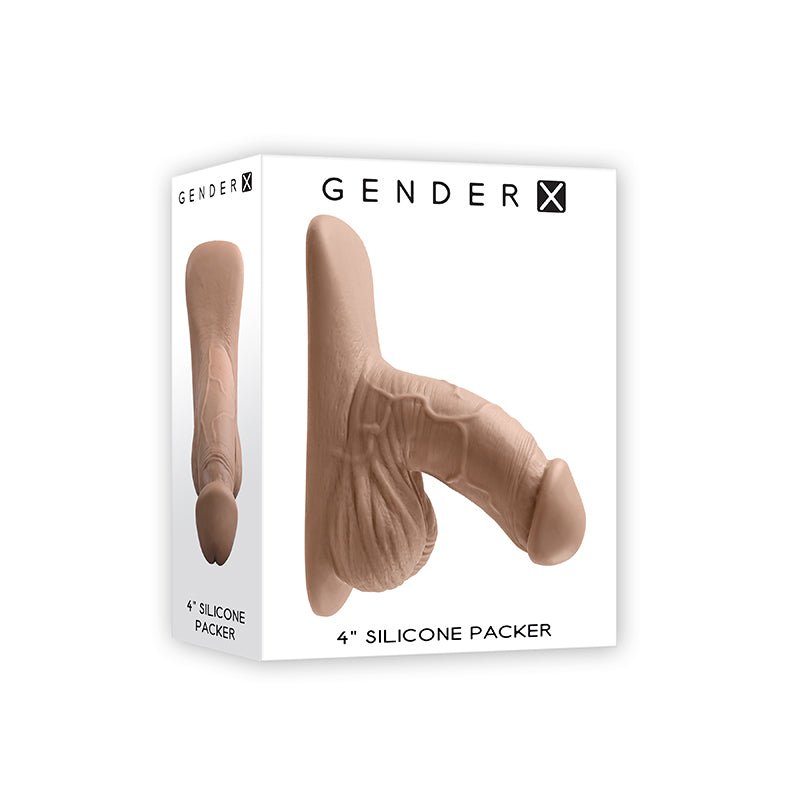 Gender X 4 in. Silicone Packer Medium - Royal Sins