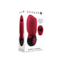 Gender X Body Kisses Rechargeable Vibrating Silicone Suction Massager Red - Royal Sins