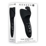 Gender X The Embrace Rechargeable Vibrating Pulsing Silicone Masturbator Black - Royal Sins