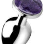 Genuine Amethyst Gemstone Anal Plug - Large - Royal Sins