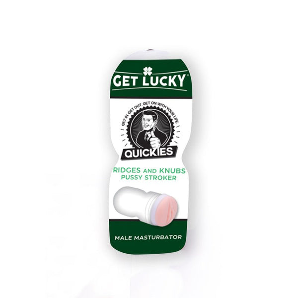 Get Lucky Quickies Ridges and Knubs Pussy Stroker Male Masturbator - Royal Sins