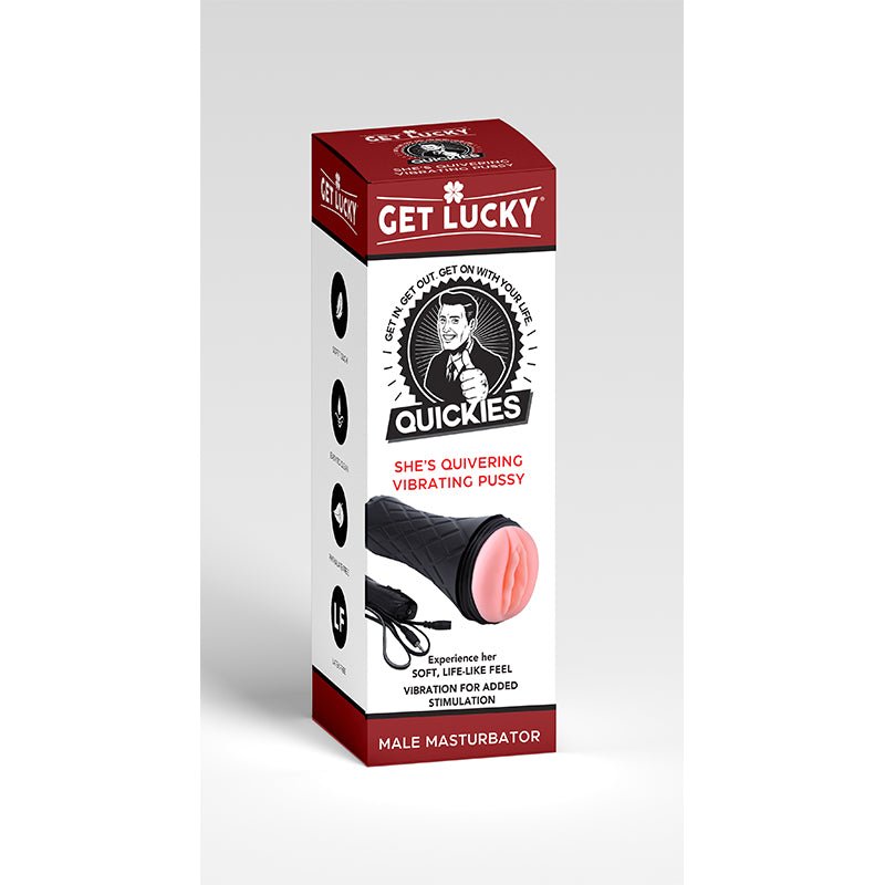 Get Lucky Quickies She's Quivering Vibrating Pussy Masturbator - Royal Sins