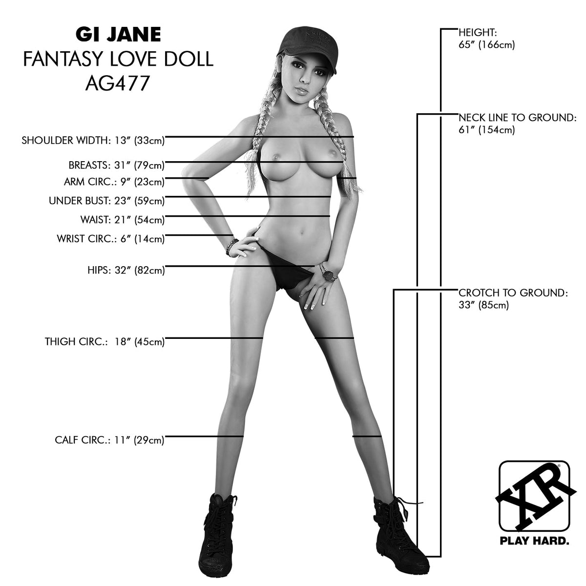 GI Jane Fantasy Love Doll - Royal Sins