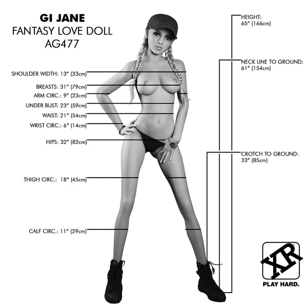 GI Jane Fantasy Love Doll - Royal Sins