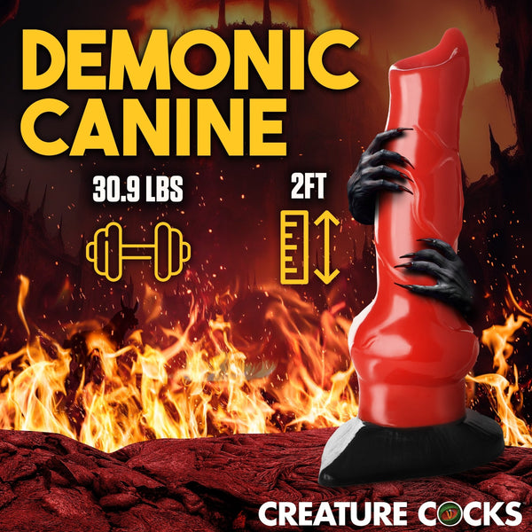 Giant Hell - Hound Canine 2ft Dildo - Royal Sins