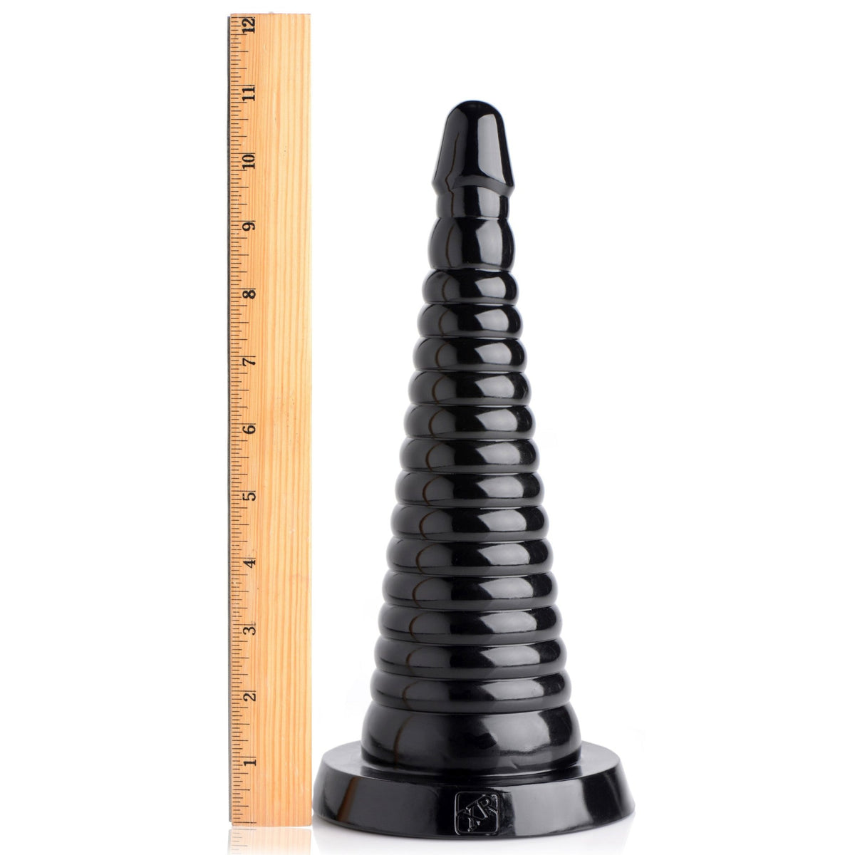 Giant Ribbed Anal Cone - Royal Sins