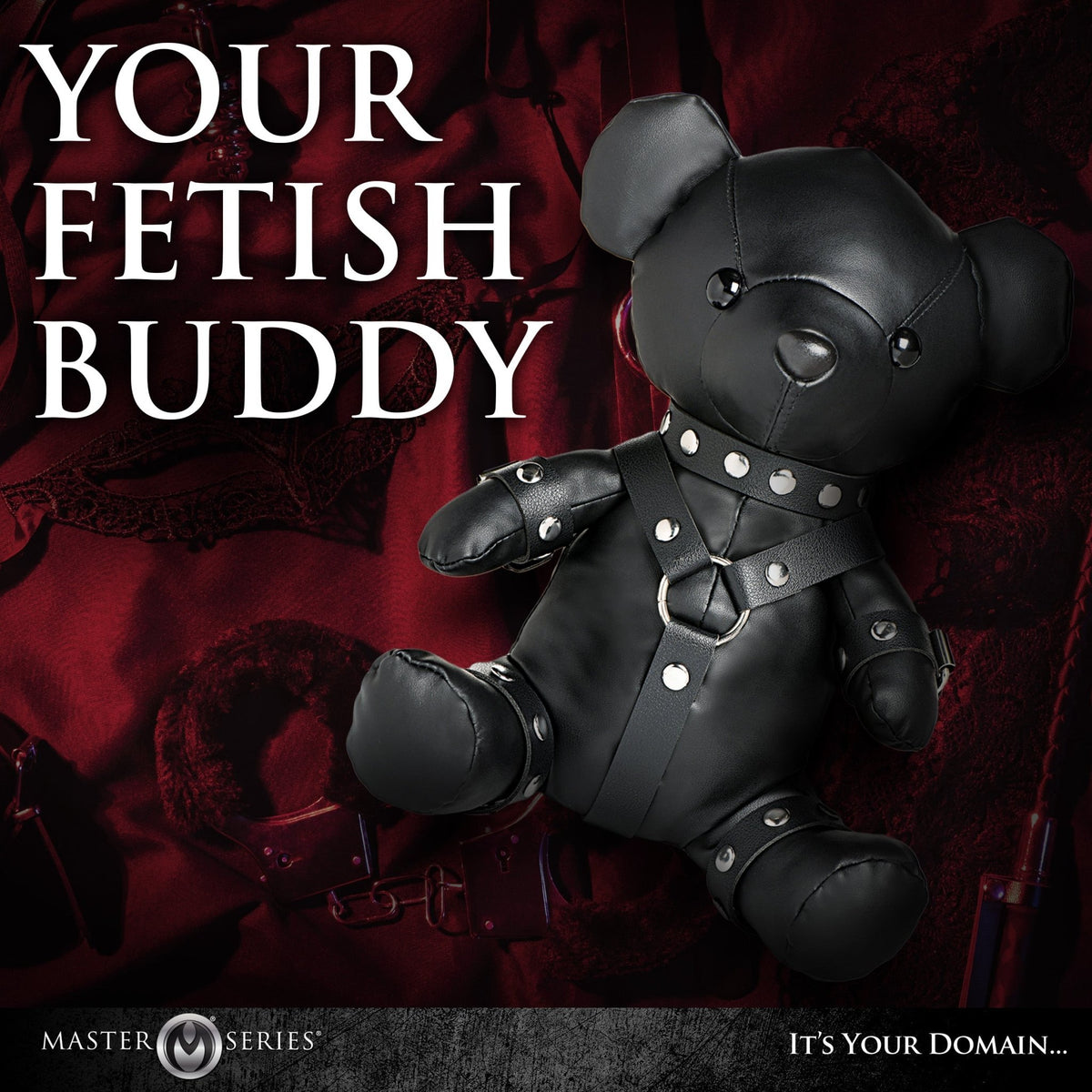 Gimp Teddy Bear - Black - Royal Sins