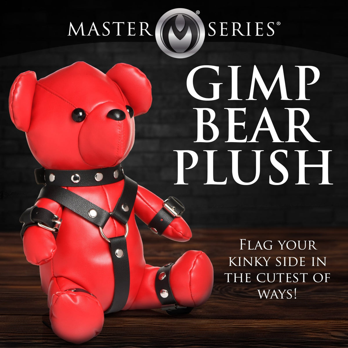 Gimp Teddy Bear - Red - Royal Sins