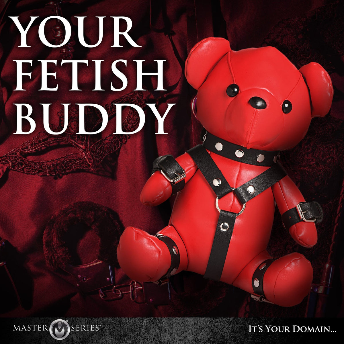 Gimp Teddy Bear - Red - Royal Sins