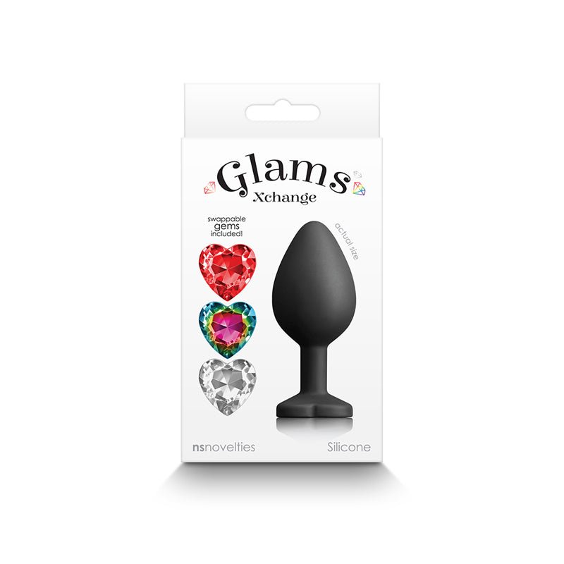 Glams Xchange Heart Anal Plug Medium - Royal Sins