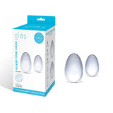 Glas 2 - Piece Glass Yoni Egg Set - Royal Sins