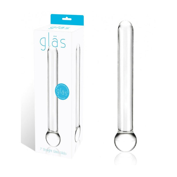Glas 7 in. Straight Glass Dildo - Royal Sins