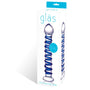 Glas 7.5 in. Blue Spiral Glass Dildo - Royal Sins