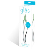 Glas 8.25 in. Glass Naturals Chili Pepper Dildo - Royal Sins