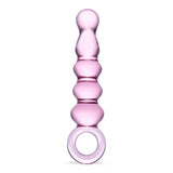 GLAS Quintessence Beaded Anal Slider 7.5" - Royal Sins