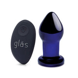 GLAS Rechargeable Butt Plug 3.5" - Royal Sins