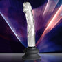 Glass Dildo with Silicone Base - 7 Inch - Royal Sins