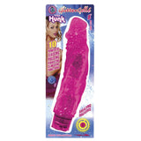 Glitter Gelle Hunk 8in. Multispeed Waterproof Vibe (Pink) - Royal Sins