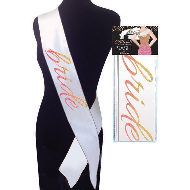 Glitterati Bachelorette Bride Sash - Royal Sins