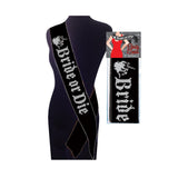 Glitterati Bride or Die Sash - Royal Sins