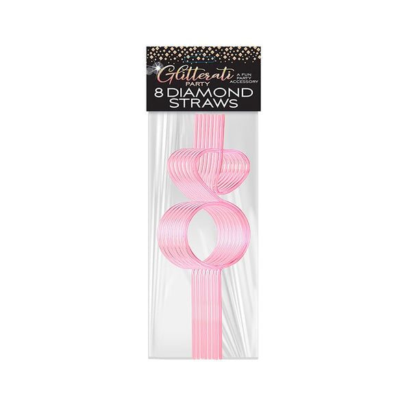 Glitterati Diamond Straw Set Set of 8 - Royal Sins