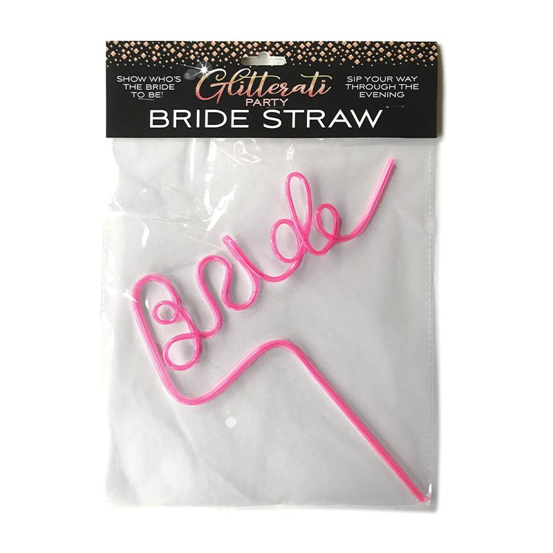 Glitterati Party Bride Straw Pink - Royal Sins