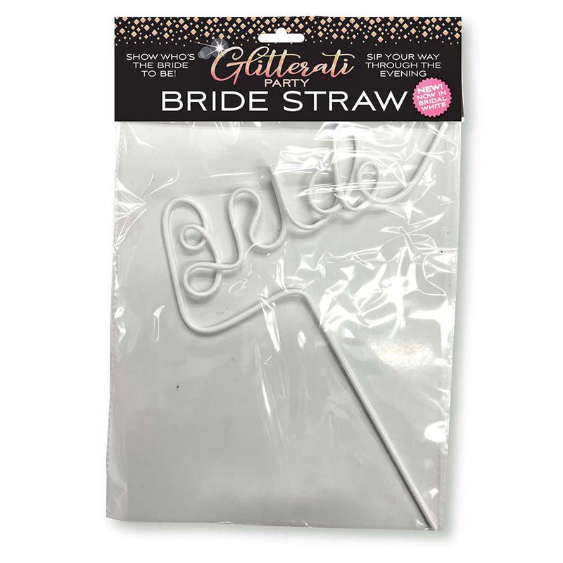 Glitterati Party Bride Straw White - Royal Sins