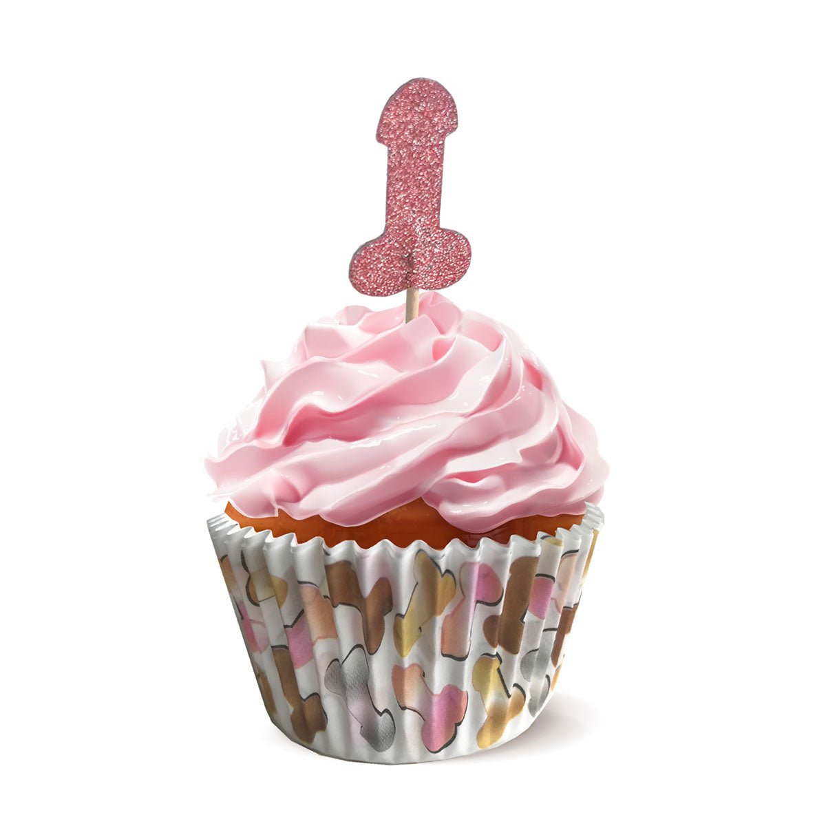 Glitterati Penis Cupcake Set - Royal Sins