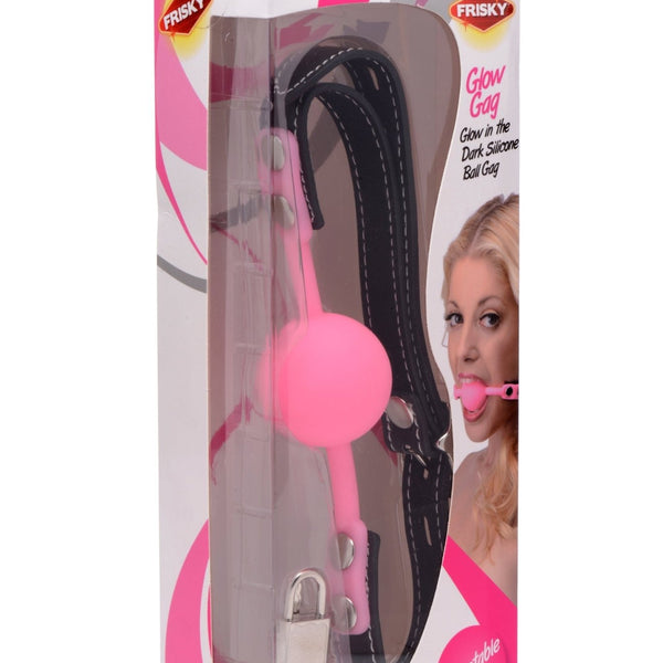 Glow Gag Glow in the Dark Silicone Ball Gag - Royal Sins