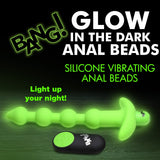 Glow - in - the - Dark Silicone Anal Beads - Royal Sins