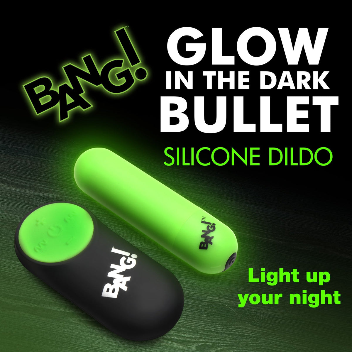 Glow - in - the - Dark Silicone Bullet - Royal Sins